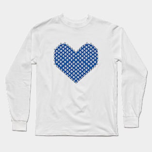 Let it bloom(blue) Long Sleeve T-Shirt